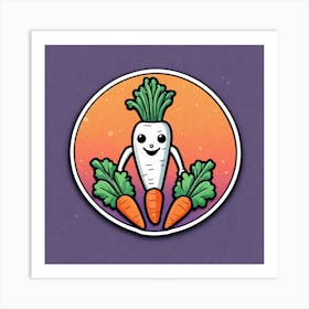 Carrot Logo 20 Art Print