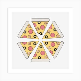 Pizza Slice Food Italian 1 Art Print