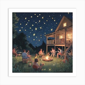 Starry Night Art Print