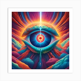 Eye Of The World Pop Art Art Print