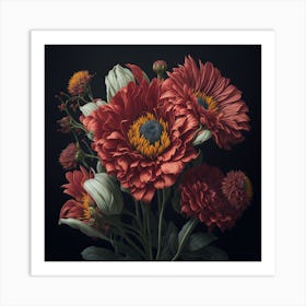 Flowers In A Vase 1 Art Print