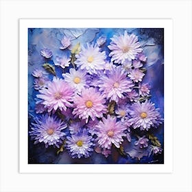 Dahlias 3 Art Print