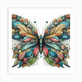 Butterfly Art Drawing Art Print