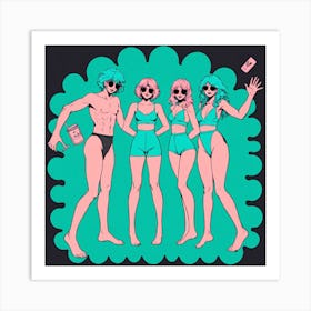 Sexy Girls 17 Art Print