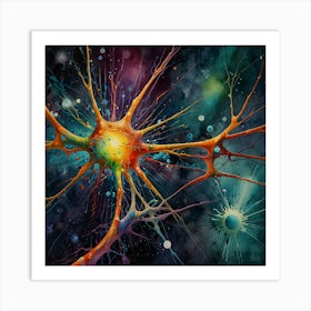 Neuron Painting Art Print