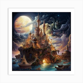 Fantasy Castle 2 Art Print