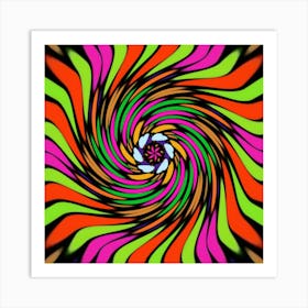 Psychedelic Spiral 1 Poster