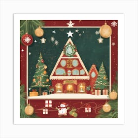 Christmas Card Art Print