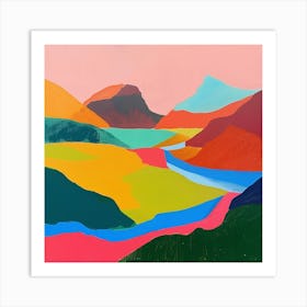 Abstract Travel Collection Bolivia 3 Art Print