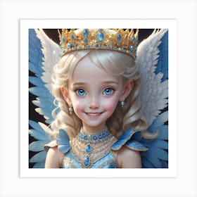 Blue Angel Art Print