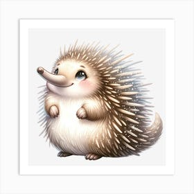 Cute Hedgehog Art Print