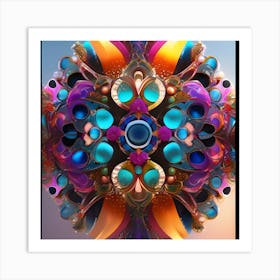 Abstract Fractal Art 11 Art Print