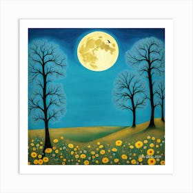 Moon Light by Peter Ghetu 2024 Art Print