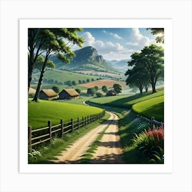 Country Road 5 Art Print