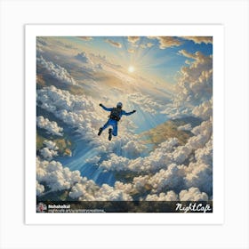 Skydiver 1 Art Print