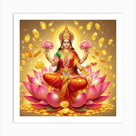 Mata Lakshmi Art Print