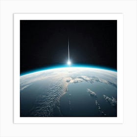 Earth From Space Art Print