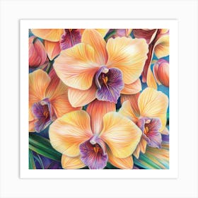 Orchids 19 Art Print