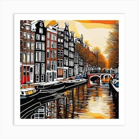 Amsterdam 19 Art Print