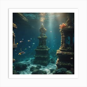 Mystical Ocean Scene Art Print