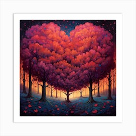 Heart Of The Forest Art Print