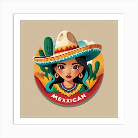 Mexican Logo Design Targeted To Tourism Business 2023 11 08t195115 Art Print