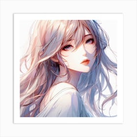 Anime Girl (65) Art Print