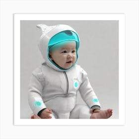 Baby In Spacesuit Art Print