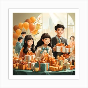 Thanks giving Art Print