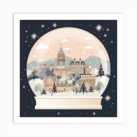 Edinburgh Scotland 2 Snowglobe Art Print