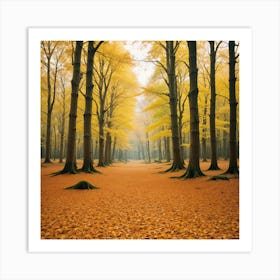 Beautiful Forest Landscape Art Print