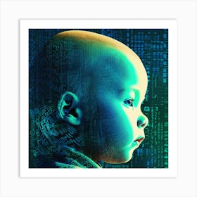 Digital Child Art Print