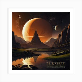 Default Imagine A Travel Poster For Trappist1 0 1 Art Print