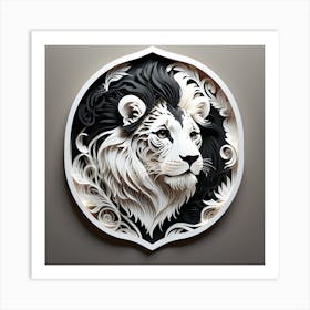 Lion Print Art Print