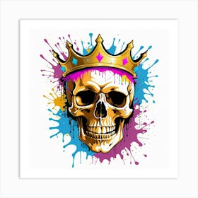 Graffiti Skull 1 Art Print