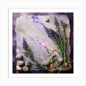 Abstract Of Lavender Art Print