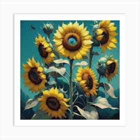 Sunflowers Art Print