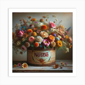 Nestle Bouquet Art Print