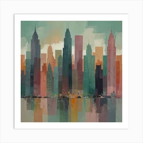 New York City Skyline 7 Art Print