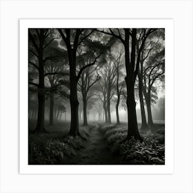 Dark Forest Art Print