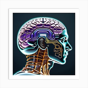 Human Brain 6 Art Print