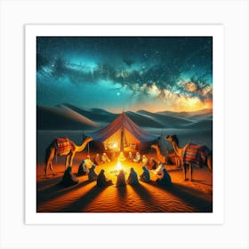 Bedouin Night Rest 1 Art Print