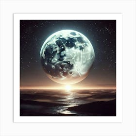 Full Moon Art Print