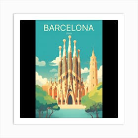 Barcelona Art Print