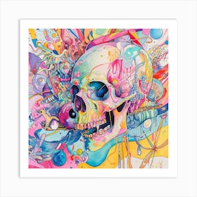 Skull Art 10 Art Print