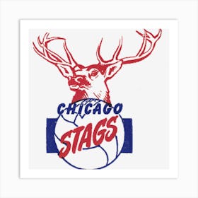 Chicago Stags Art Print