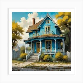 Victorian House 3 Art Print