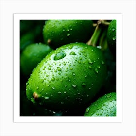 Green Mangoes Art Print