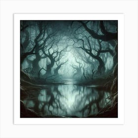 Dark Forest 55 Art Print