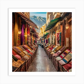 Marrakech Market 6 Art Print